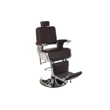 Beauty System Fotel barberski LUMBER BH-31823 Brązowy